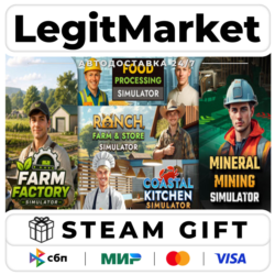Farm Factory x Mineral Mining x Food Processing x Ranch Farm  / Steam АВТО / РУ   МИР