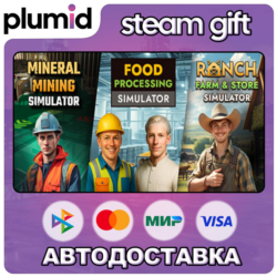 Mineral Mining x Food Processing x Ranch Farm Steam Gift / Россия   МИР / АВТО