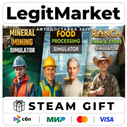 Mineral Mining x Food Processing x Ranch Farm / Steam АВТО / РУ   МИР