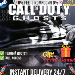 Call of Duty: Ghosts / Steam Аккаунт / Полный Доступ / Моментальная Доставка