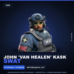 John &acute;Van Healen&acute; Kask | SWAT · Агент Counter-Strike 2