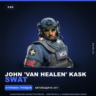 John &acute;Van Healen&acute; Kask | SWAT · Агент Counter-Strike 2