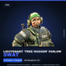 Lieutenant &acute;Tree Hugger&acute; Farlow | SWAT · Агент Counter-Strike 2