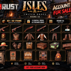 RUST Twitch Drops Раунд 53 | 22/22 предмета