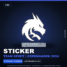 Sticker | Team Spirit | Copenhagen 2024 · Наклейка Counter-Strike 2