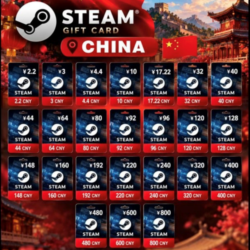 STEAM КИТАЙ | ЮАНИ КОД ПОПОЛНЕНИЯ СТИМ КАРТА