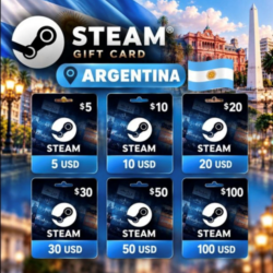 СТИМ КАРТЫ АРГЕНТИНА КОД ПОПОЛНЕНИЯ 5-100 USD