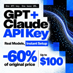 GPT   Claude API Key | Реальные модели, ниже цена | Быстрая настройка