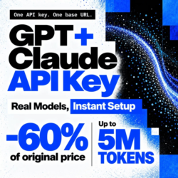 1M-5M Tokens - GPT   Claude API Key | Opus 5.5 · GPT-6 Astra · Fable 5.1