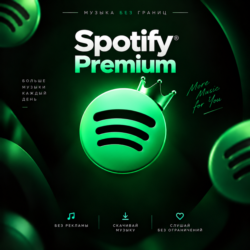 Spotify Premium на 1/12 месяцев