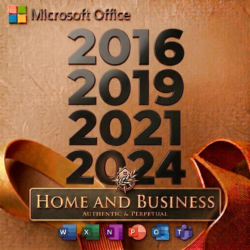 Office 2024/21/19/16 HOME AND BUSINESS keys for Windows Global