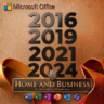 Office 2024/21/19/16 HOME AND BUSINESS keys for Windows Global