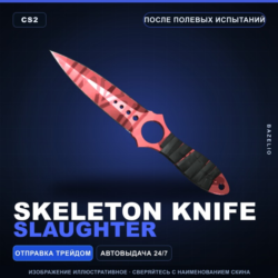Skeleton Knife | Slaughter | После полевых испытаний · Скин Counter-Strike 2