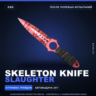 Skeleton Knife | Slaughter | После полевых испытаний · Скин Counter-Strike 2