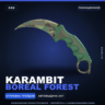 Karambit | Boreal Forest | Поношенное · Скин Counter-Strike 2