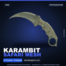Karambit | Safari Mesh | Поношенное · Скин Counter-Strike 2