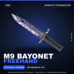 M9 Bayonet | Freehand | Немного поношенное · Скин Counter-Strike 2