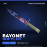 Bayonet | Doppler | Немного поношенное · Скин Counter-Strike 2
