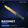 Bayonet | Lore | Прямо с завода · Скин Counter-Strike 2