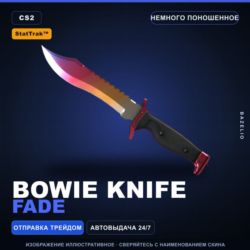 StatTrak™ Bowie Knife | Fade | Немного поношенное · Скин Counter-Strike 2