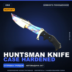 StatTrak™ Huntsman Knife | Case Hardened | Немного поношенное · Скин CS2