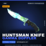StatTrak™ Huntsman Knife | Gamma Doppler | Немного поношенное · Скин CS2