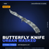 StatTrak™ Butterfly Knife | Urban Masked | Закалённое в боях · Скин CS2