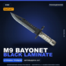 StatTrak™ M9 Bayonet | Black Laminate | Поношенное · Скин Counter-Strike 2