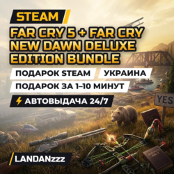 Far Cry 5   Far Cry New Dawn Deluxe Edition Bundle | Подарок Steam | Украина | 24/7