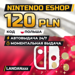 Nintendo eShop 120 PLN | Код | Польша | Автодоставка 24/7