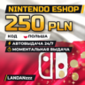 Nintendo eShop 250 PLN | Код | Польша | Автодоставка 24/7