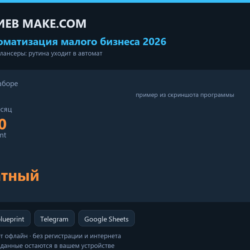 Make.com: 5 сценариев автоматизации для малого бизнеса 2026