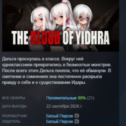 The Blood of Yidhra АВТОДОСТАВКА STEAM GLOBAL МГНОВЕННО ЛИЦЕНЗИЯ