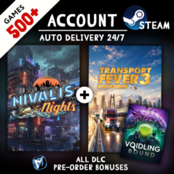 Nivalis Nights   Transport Fever 3   Voidling Bound   500 ИГР STEAM АККАУНТ