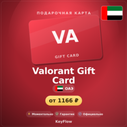 Valorant Gift Card (ОАЭ, AED) · 40–190