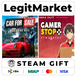 Gamer Stop Simulator with Car For Sale Simulator 2023 / Steam АВТО / РУ   МИР
