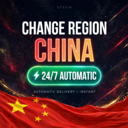 СМЕНА РЕГИОНА STEAM НА КИТАЙ 24/7 — АВТОМАТИЧЕСКАЯ ВЫДАЧА
