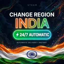 СМЕНА РЕГИОНА STEAM НА ИНДИЮ 24/7 — АВТОМАТИЧЕСКАЯ ВЫДАЧА