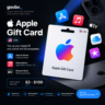 Подарочная карта Apple США ($4-$100) — Мгновенная доставка|Для App Store и iTunes