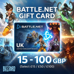 Карта Battle.net Gift Card | UK (Британия) | 15-100 GBP | АВТОДОСТАВКА