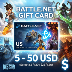 Карта Battle.net Gift Card | US (США) | $5-50 | АВТОДОСТАВКА