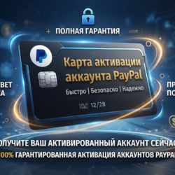 Карта активации PayPal  Глобальный доступ