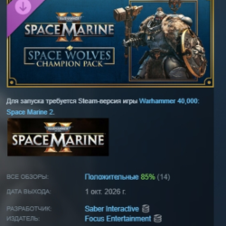 Warhammer 40,000: Space Marine 2 Space Wolves Champion Pack DLC АВТОДОСТАВКА STEAM РФ