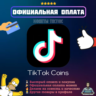 Пополнение баланса TikTok Coins Монеты | Безопасный вход по QR | Официальная оплата