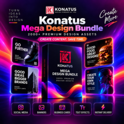 KONATUS Mega Design Bundle 2000 премиум файлов