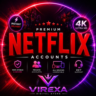 Netflix Premium 4K • 1 мес. • Общий аккаунт • Личный профиль •