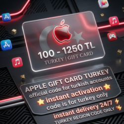 Apple Gift Card Турция      (100–1250 TL) TR    | Мгновенная доставка