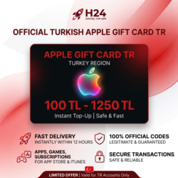 Карты Apple Gift Card Турция | Код 100 - 1250 TL