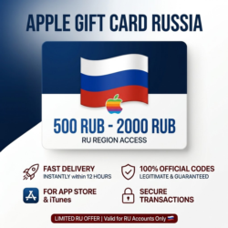 Apple Gift Card Россия | App Store & iTunes (500 - 2000 RUB)