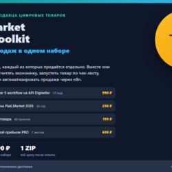 Набор продавца Plati.Market 2026 — n8n автоматизация   гайд продаж   чек-лист запуска